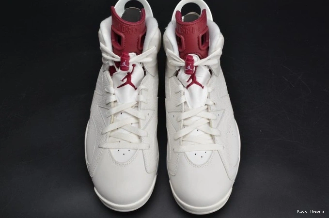 Kick Theory Maroon Jordan 6 Retro Air 384664-116 white 0806